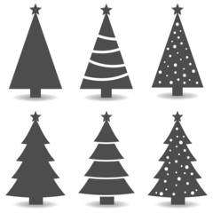 Obraz premium Weihnachtsbäume