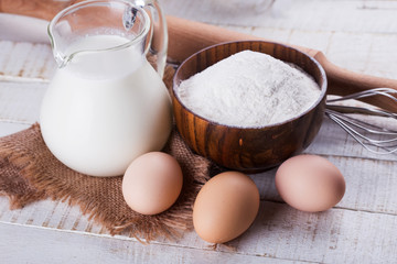 Ingredients for baking