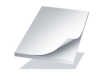 notizblock mockup business – mit biegung © manhattentester