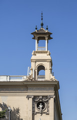 Fototapeta na wymiar detail of the palace of montjuice barcelona, spain