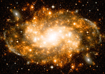 Fototapeta premium galaxy in a free space