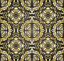 Orient Seamless Vector Pattern. Abstract Background