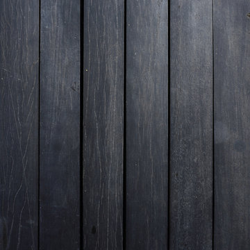 Black Wood Plank Background