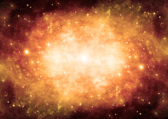 galaxy in a free space