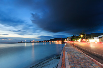 Fototapeta na wymiar Sunset on Samui island,Thailand