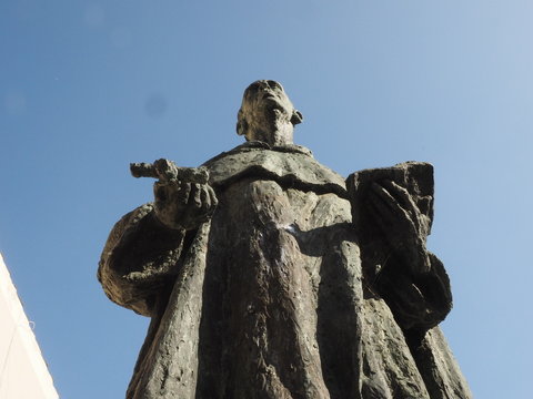 Escultura de San Juan de la Cruz en Segovia