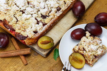 leckerer Pflaumenkuchen