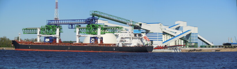 Panoramic view of harbour