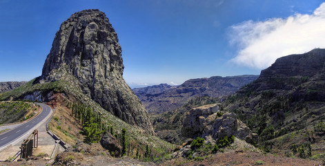 La Gomera - Roque El Cano, La Gomera, Canary island, Spain
