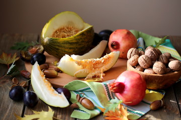 Натюрморт с дыней