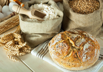 Homemade bread