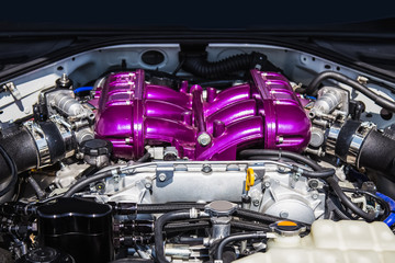 Sport car engine