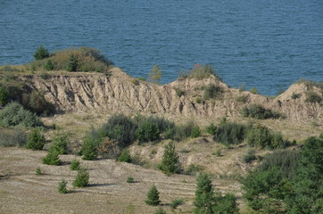 Bergbaufolgelandschaft in Brandenburg