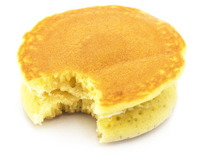 Pancake with a Bite Eaten