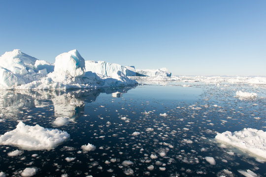 Icebergs in Greenland