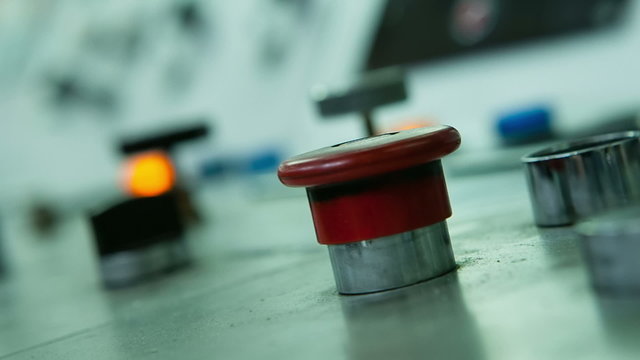 The red button on the old control panel