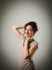 Naklejka premium Young woman