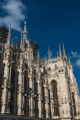 Fototapeta premium Duomo di Milano, Cathedral of Milano, Italy