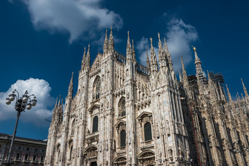 Fototapeta premium Duomo di Milano, Cathedral of Milano, Italy
