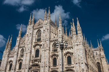 Fototapeta premium Duomo di Milano, Cathedral of Milano, Italy