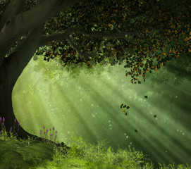 Old tree in a beautiful day © susanafh