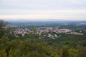 Naklejka premium view from the Pyrenees's, france