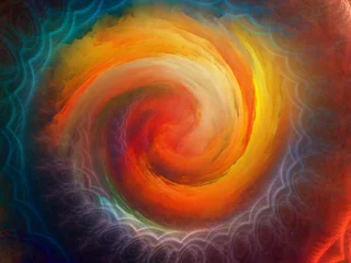 Selbstklebende Fototapeten Spiral Background. © agsandrew