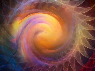 Gordijnen Spiral Background. © agsandrew