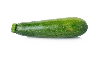 Fresh zucchini isolated on white