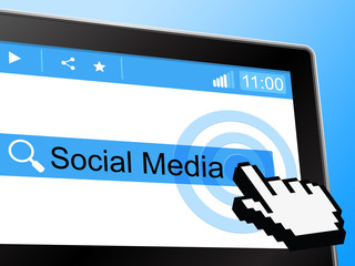 Social Media Means Forum Internet And Online
