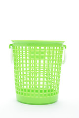 Empty plastic basket