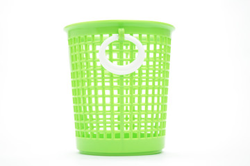 Fototapeta na wymiar Empty plastic basket