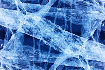 Baikal ice texture