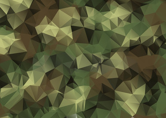 Abstract Vector Military Camouflage Background - obrazy, fototapety, plakaty