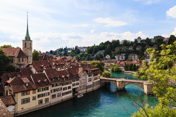 Fototapeta na wymiar Bern, Capital city of Switzerland, World Heritage Site by UNESCO