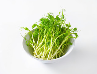 Green pea shoots