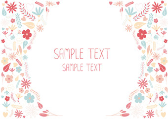 Cute Flower greeting card