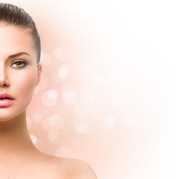 Beautiful Spa Woman. Perfect Fresh Skin. Skincare Concept