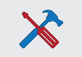 Tools and Hammer  icon