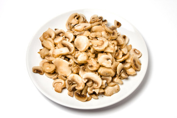 sliced mushrooms