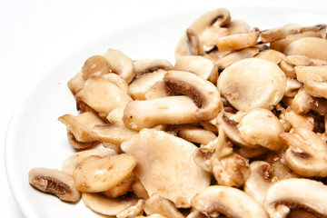 sliced mushrooms