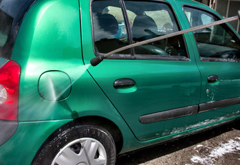 Fototapeta premium car cleaning