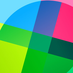 Abstract Geometric Colorful Background Template