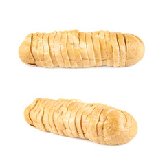 Sliced loaf of bread