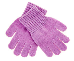 knitted woolen baby gloves