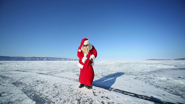 Travel Santa on Lake Baikal 