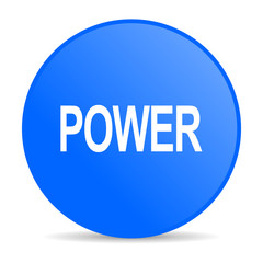 power internet blue icon
