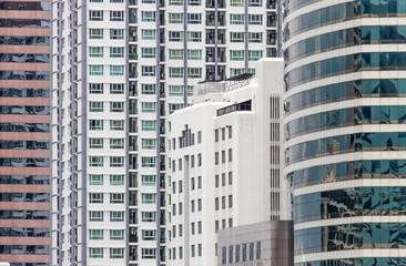 Modern condominium building