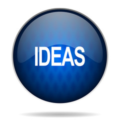 ideas internet blue icon