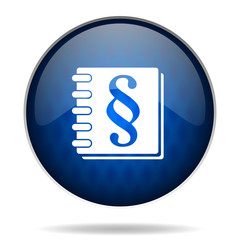 law internet blue icon
